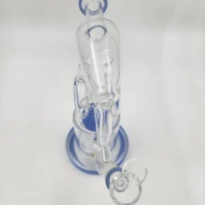 circle hub glass bong recycle chamber perc tree 2