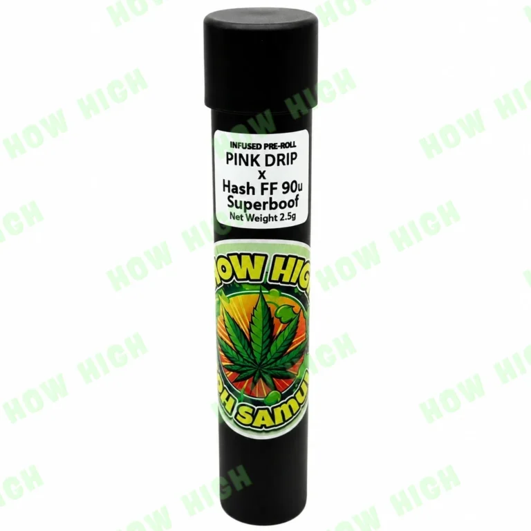pink drip superboof infused pre roll
