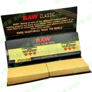 RAW Black Classic Connoisseur 1¼ + Tips