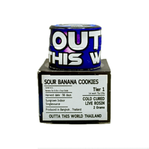 Live Rosin OTW Sour Banana Cookies 2g