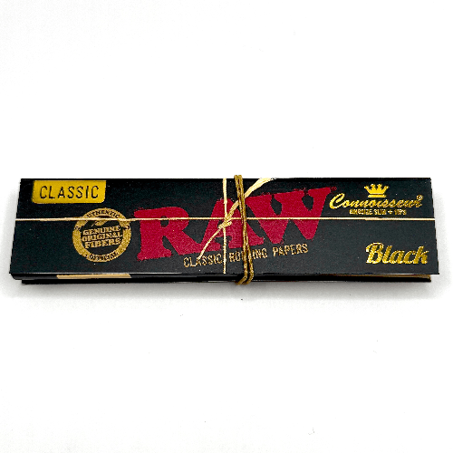 Raw Rolling Papers Tips Black Classic