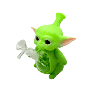 Silicone Bong Baby Yoda Naked