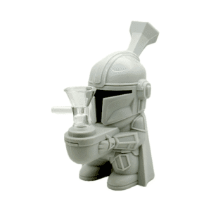 Silicone Bong Mandalorian Grey