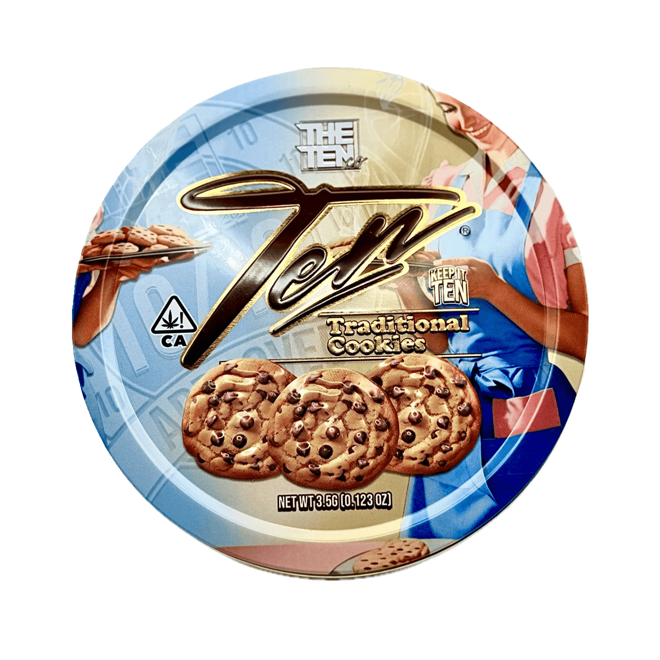 The TenCo Traditional Cookies Metal Box