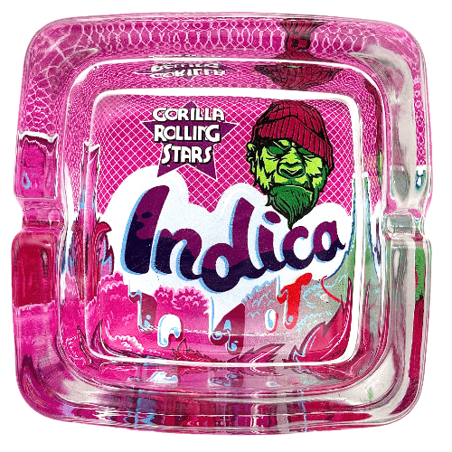 Tray Glass Ashtray Square