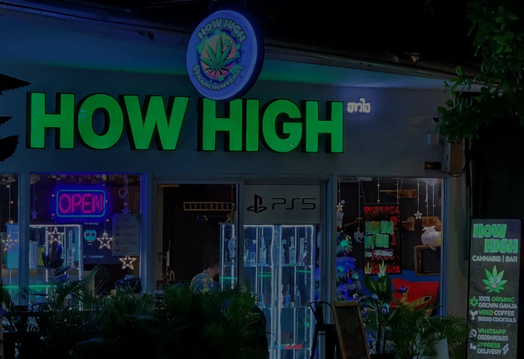 How High cannabis dispensary in Fisherman's Village, Bophut, Koh Samui