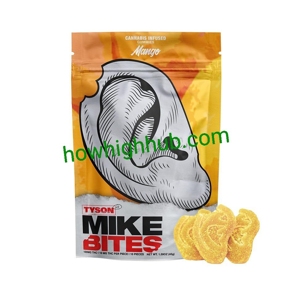tyson 2.0 mike bites mango gummies hybrid